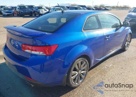 2012 Kia Forte Koup Sx из США, поврежденный, VIN KNAFW6A34C5643976